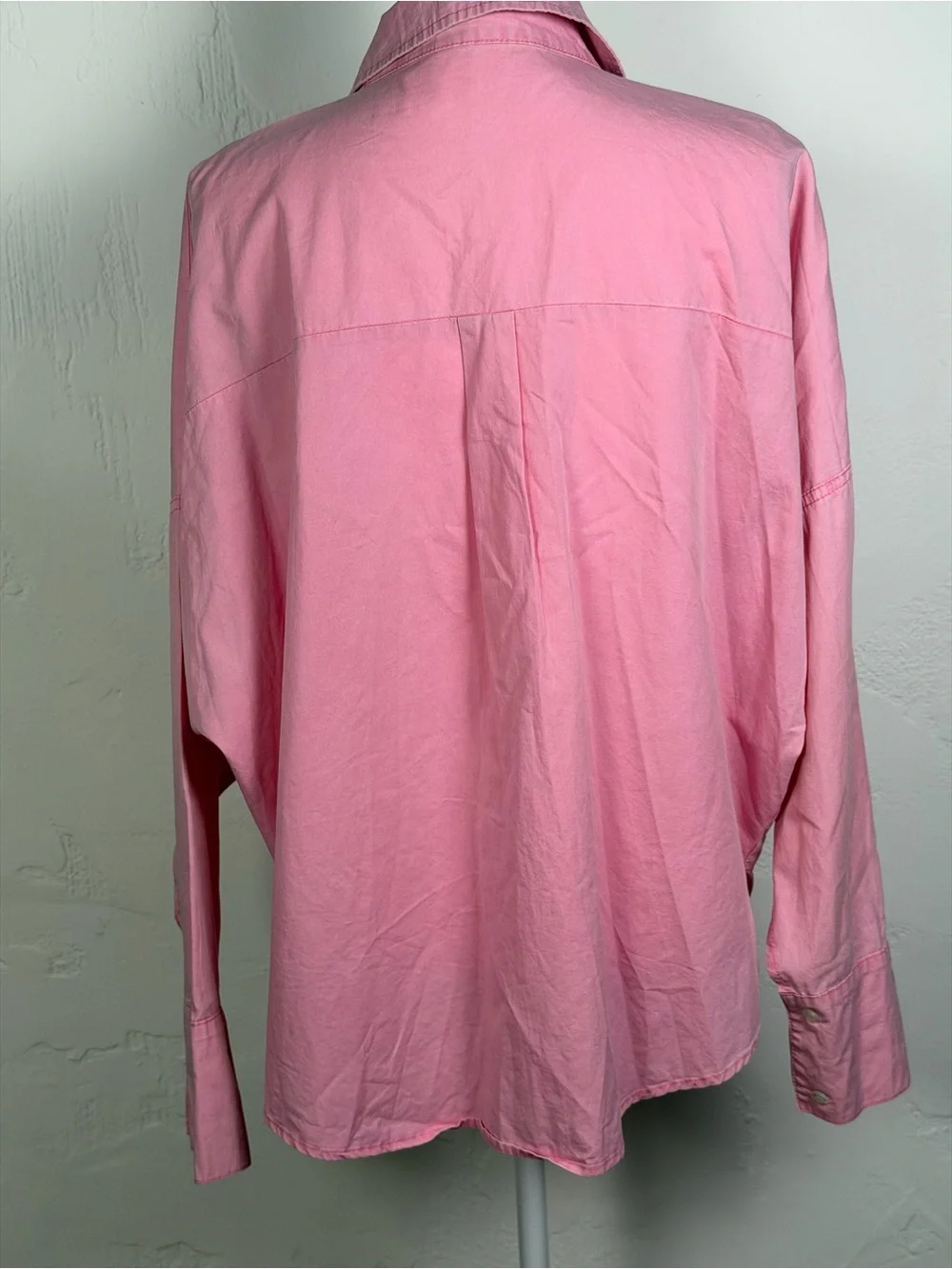 POL Pink Classic Oversized Joss Shirt - Lux Quality size Medium